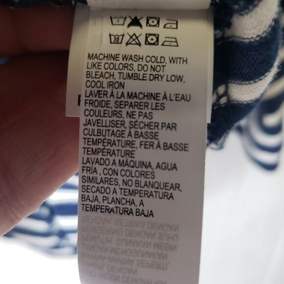 Lucky Brand preppy Navy striped nautical blazer jacket size small - Picture 6 of 7